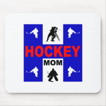 Cute hockey mouse pad