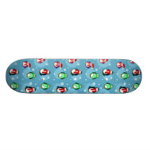 Cute Holiday Penguin Pattern Skate Boards