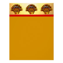 Cute Holiday Turkey Letterhead