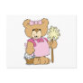 Cute House Cleaning Bear Postcards