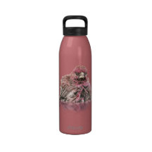 Cute House Finch, Bird Bath Time Water Bottle