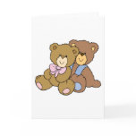 Cute Hugging Friends Bears Card