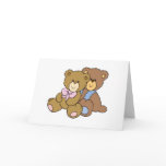 Cute Hugging Friends Bears Cards