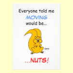 Cute Humourous Change of Address Card invitations
