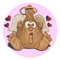 Cute & Humourous Round Stickers