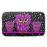 cute hungry owls tough iPhone 3 cases