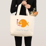 Cute "I Love To Teach" Teacher's Book Bag