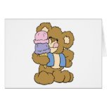 Cute Ice Cream Cone Bear Greeting Card