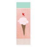 Cute Ice Cream Cone Calling Card Business Card Templates
