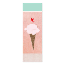 Cute Ice Cream Cone Calling Card Business Card Templates