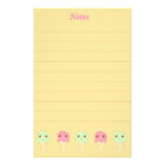 Cute Ice Creams Orange Stationery Design