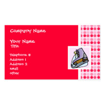 Cute Ice Skate Business Cards