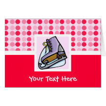 Cute Ice Skate Card