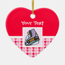 Cute Ice Skate Christmas Ornaments