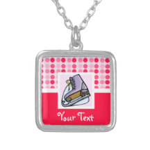 Cute Ice Skate Personalized Necklace
