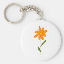 cute illustrations - flower keychains
