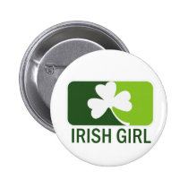Cute Irish Girl buttons