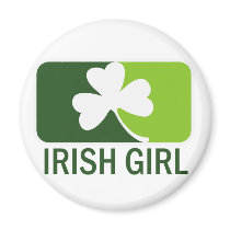 Cute Irish Girl magnets