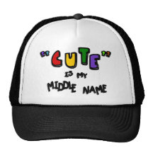 "Cute" Is My Middle Name--Multi-Colour With Shadow Hats