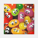 Cute Jelly Bean Smileys Magnets