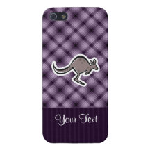 Cute Kangaroo; Purple iPhone 5 Cases