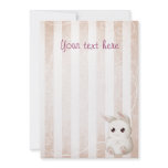 Cute Kawai Bunny Rabbit invitations
