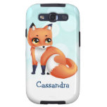 Cute Kawaii cartoon fox casemate cases
