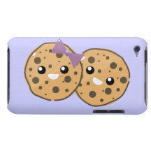 Cute Kawaii Chocolate Chip Cookie Couple Case-Mate iPod Touch Case