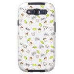 Cute Kawaii fall squirrel acorn hand drawn pattern Galaxy S3 Case