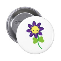 CUTE Kawaii  FLOWER Character Pins