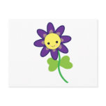 CUTE Kawaii  FLOWER Character Post Card