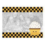 Cute Kawaii Halloween cupcake for photo Post Cards