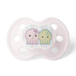 cute kawaii octopus and squid characters pacifiers