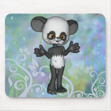 Cute Kawaii Panda Bear Mousepad