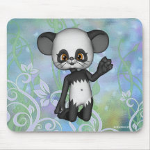 Cute Kawaii Panda Bear Mousepad
