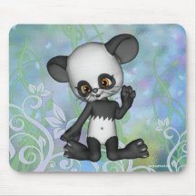 Cute Kawaii Panda Bear Mousepad
