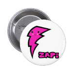 Cute Kawaii Pink and Black Zap Lighting Bolt