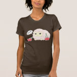 Cute kawaii pink fiesty sheep with cherries t-shirts