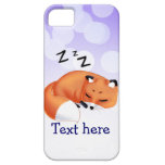 Cute Kawaii Sleeping cartoon fox casemate cases