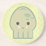 cute kawaii squid coaster