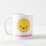 Cute kawaii sun cartoon character little sunshine mugs