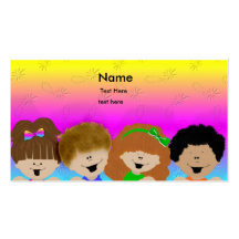 Cute Kids Business Card Templates