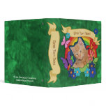 Cute Kitten and Scrolls Binder