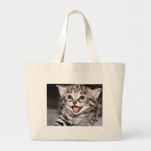 Cute Kitten Canvas Bag