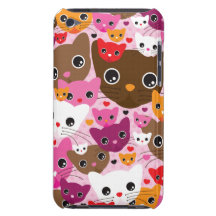 Cute kitten cat pattern ipod case iPod touch covers