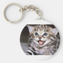 Cute Kitten Keychain