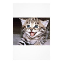 Cute Kitten Personalized Stationery