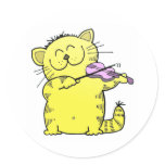 Cute Kitten Violinist