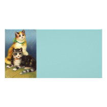 *Cute Kittens* Vintage Customized Photo Card