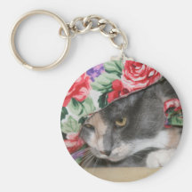 cute kitty 2 key chains